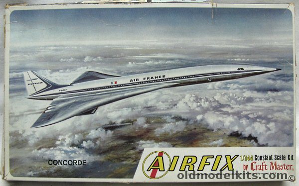 Airfix 1/144 Concorde Supersonic Airliner - Air France - Craftmaster Issue, 1508-150 plastic model kit